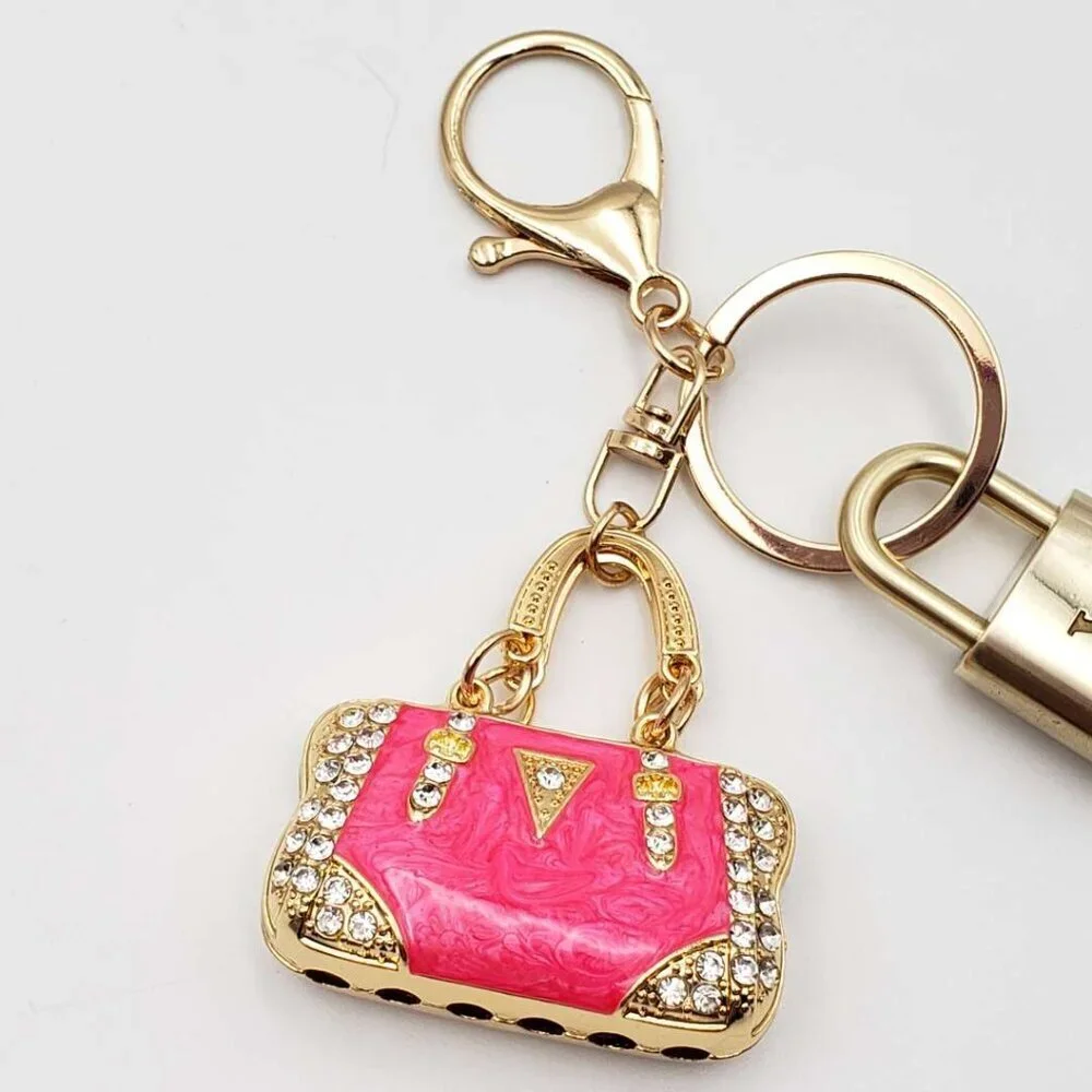 Authentic Louis Vuitton Gold Lock 🔒 Keychain Bag Unbranded Charm LV - Picture 4 of 7